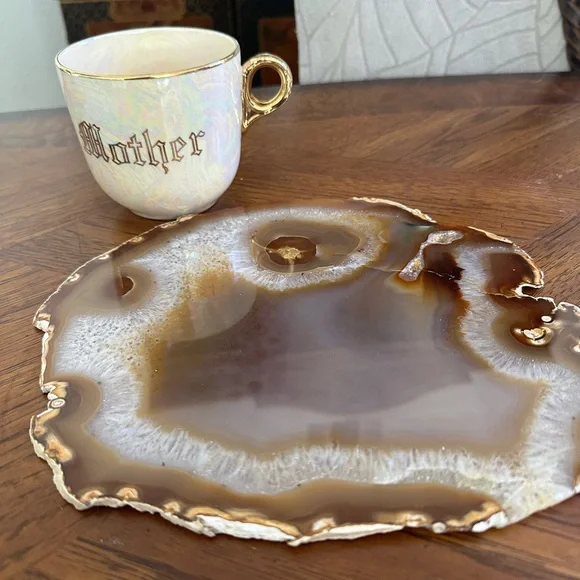 4 huge agate stone slices - Picture 12 of 14